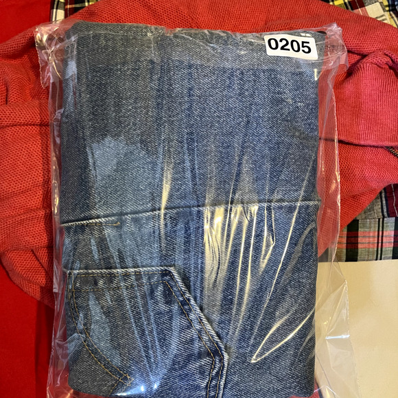 Vintage Levis 550 Jeans Men 33x31 (36"x30") Blue Denim Faded Cross Distressing - Picture 11 of 11